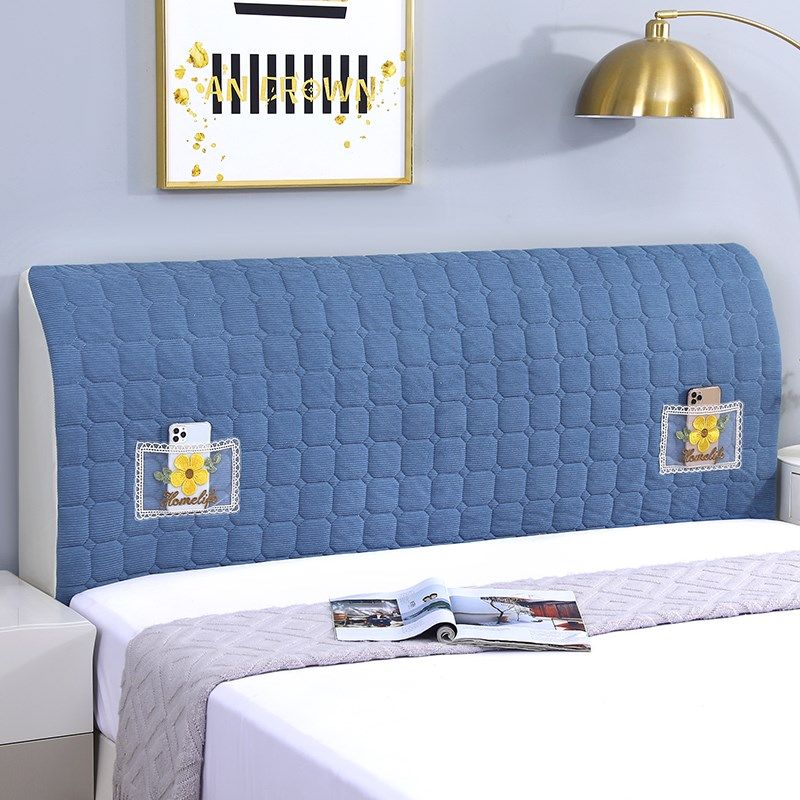 夹棉床头罩套加厚新款高档全床头套软木床通用床靠背罩,居家布艺,床头罩,淘宝优惠券,粉丝福利购,淘宝优惠卷