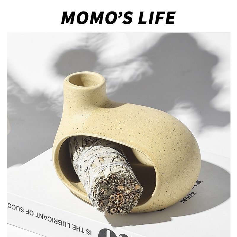 陶瓷壁炉圣木鼠尾草锥香香薰炉pao san香薰,家居饰品,香托/香盘/香座/香插,淘宝优惠券,粉丝福利购,淘宝优惠卷