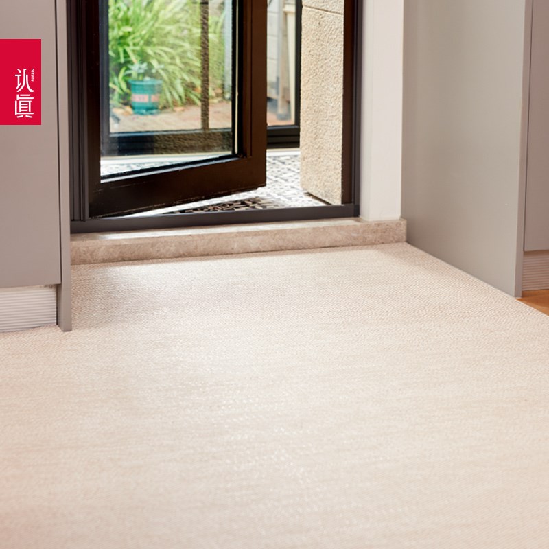 【入户】p仿席纹编织地垫 可裁剪满铺防滑垫 玄关地垫席纹