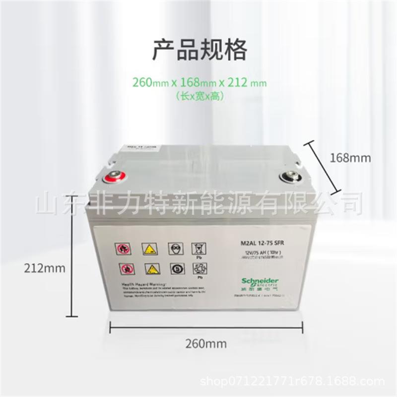 APC梅兰日兰蓄电池M2AL12-7512V75AH铅酸高功率深循环电池