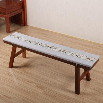 中式长条凳坐垫茶室长板凳子垫秋冬加厚大椅垫实木椅垫海绵垫