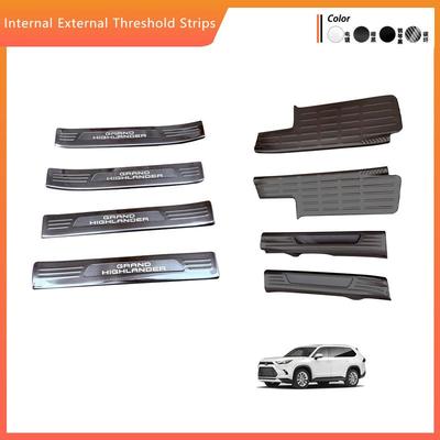 适用于24款GRANDHIGHLANDER门槛条迎宾踏板丰田大汉兰达内饰装饰