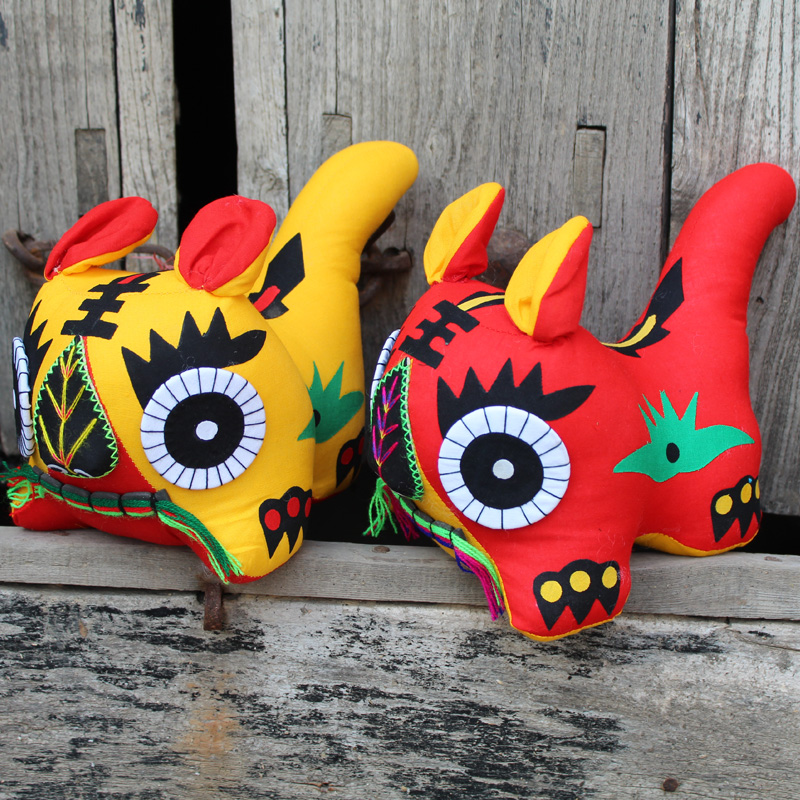 虎大号布老虎出国礼品中国特色礼品送老外纯手工布艺手