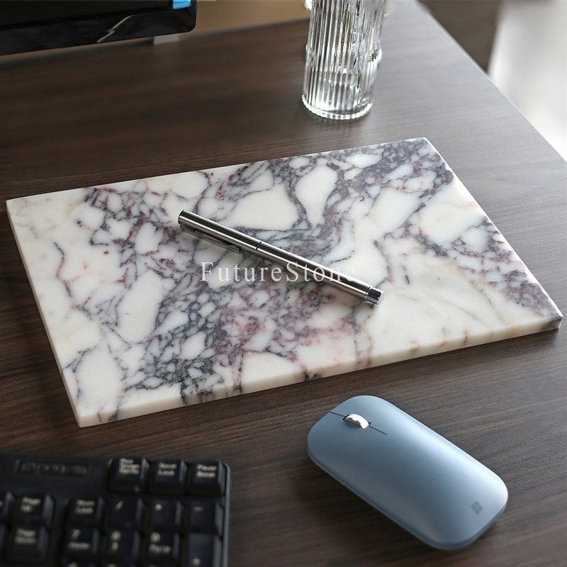 轻奢天然卡紫大理石长方形平板托盘面餐盘厨房置物盘品收纳,家居饰品,香薰托盘,淘宝优惠券,粉丝福利购,淘宝优惠卷