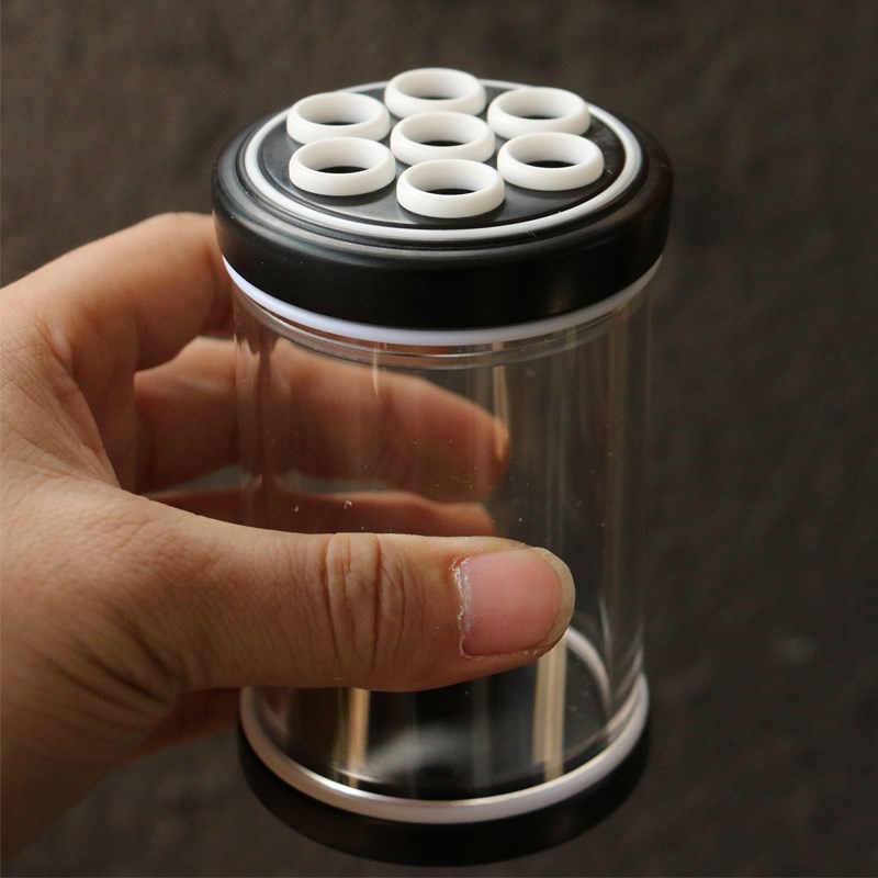 清心堂沪派精工制作老密胺镶嵌蝈蝈罐虫具文玩收藏鸣虫器具