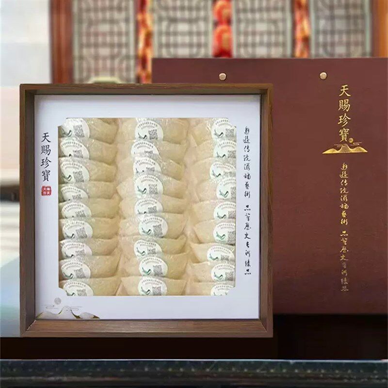新款高档燕窝装盒虫草木盒礼品盒空窝燕盒装盒木盒定制