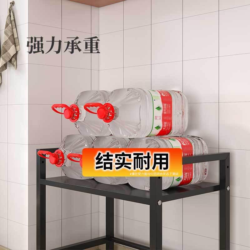 厨房微波炉置物架桌面双层多功能烤箱架子台面电饭煲落地式收纳架