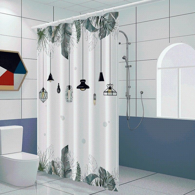 浴室防水帘隔断帘卫生间浴帘套装门帘窗帘防霉浴帘布挂帘子,家庭/个人清洁工具,浴帘,淘宝优惠券,粉丝福利购,淘宝优惠卷