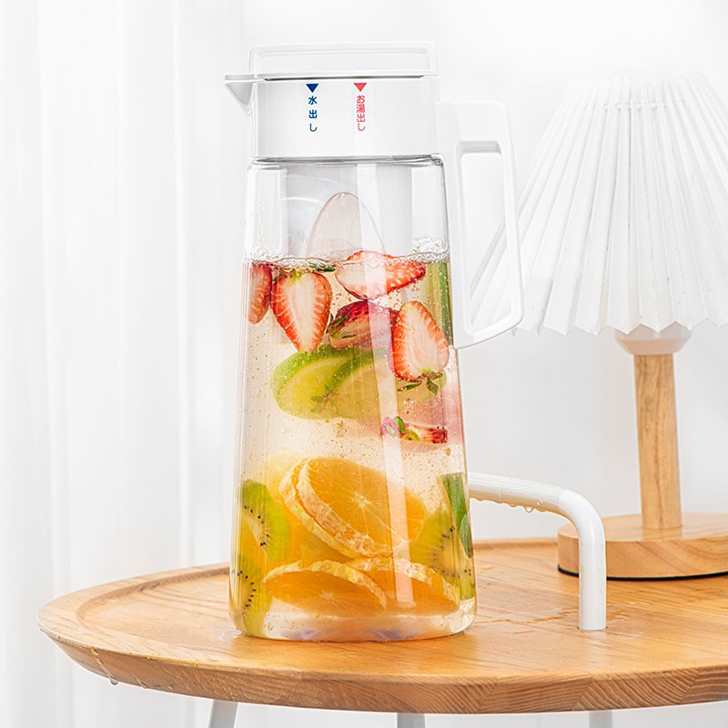 ASVE日式茶水壶耐高温家用泡茶壶大容量塑料冷泡凉茶壶