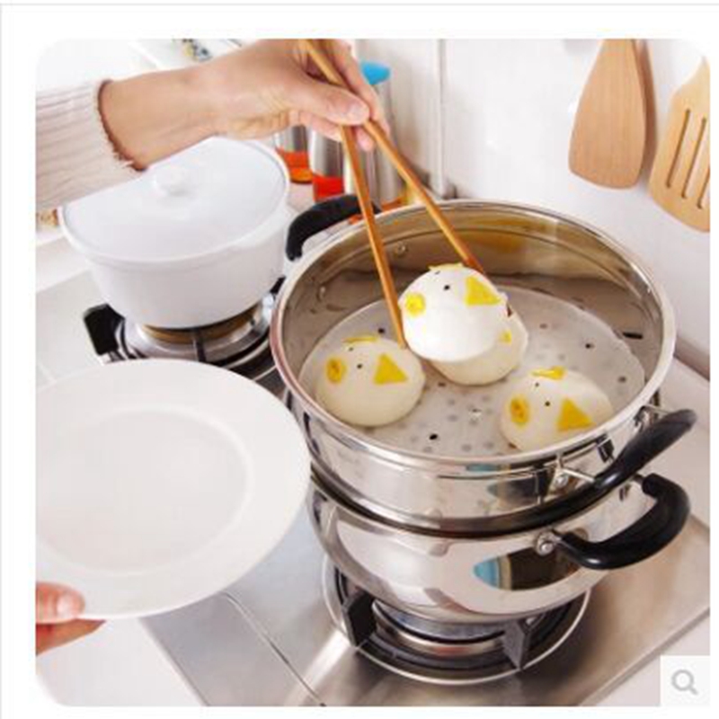 食品级油纸 烘焙工具 蒸笼垫 蒸笼纸硅油纸 不粘牛油纸10寸50张