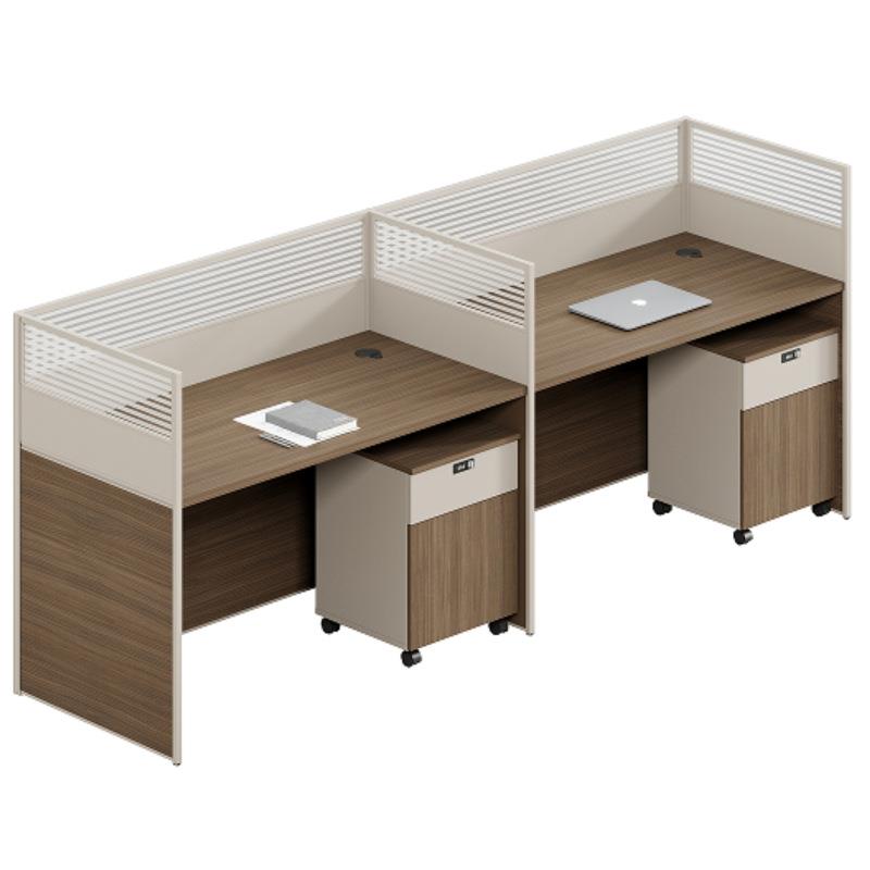 【折扣价】深圳员工办公桌屏风简约卡座四六人位办公桌子职员办公