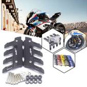 适用宝马S1000XRS1000RRHP4改装 前挡泥板保护防摔块装 饰保护盖