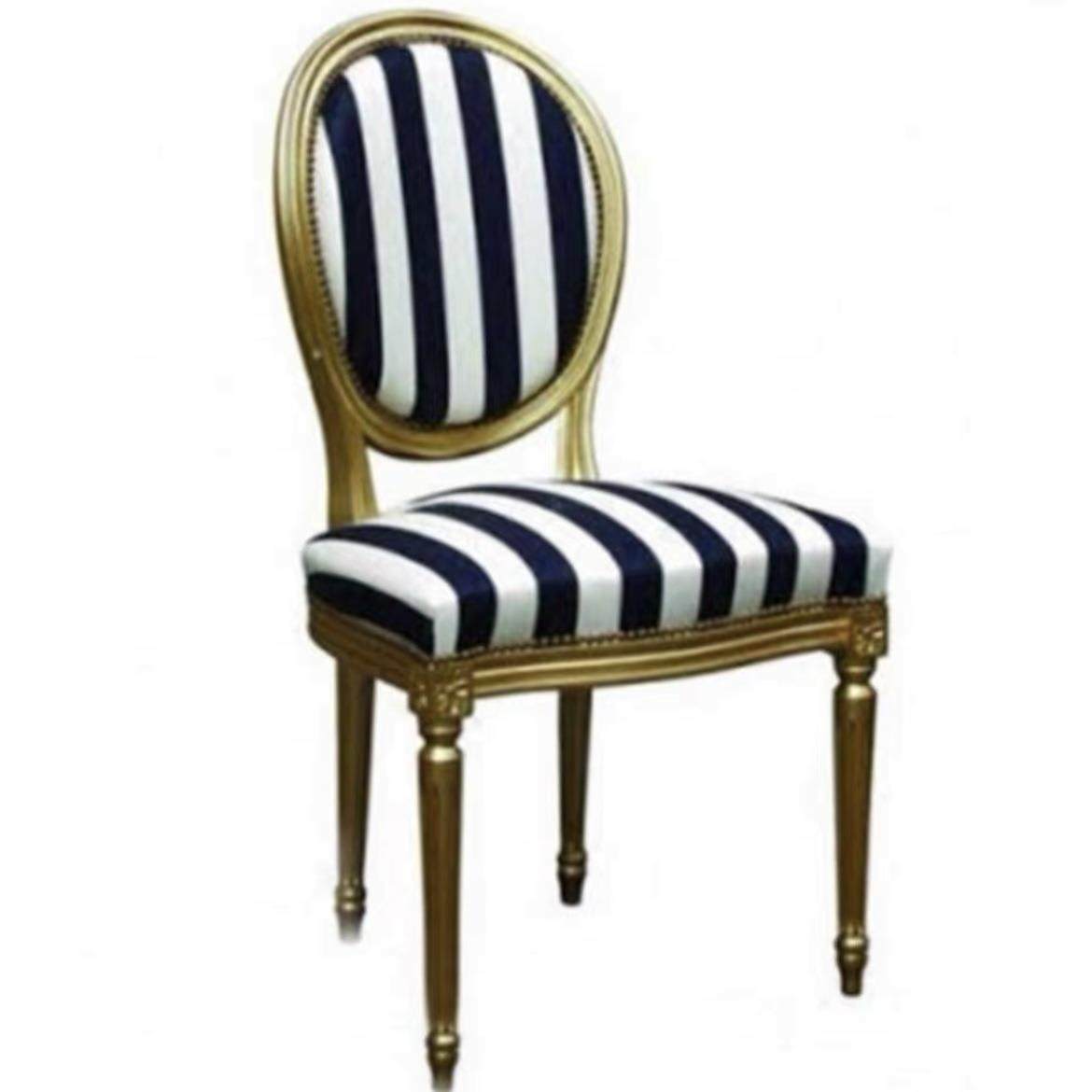 法式复古雕花靠背条纹椅 简约风客厅实木餐椅化妆椅小户型书椅,3C数码配件,USB灯,淘宝优惠券,粉丝福利购,淘宝优惠卷