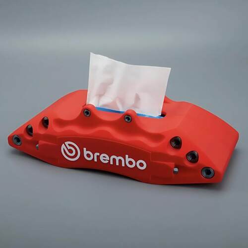【折扣价】Brembo汽车刹车轮毂卡钳纸巾盒创意家居装饰小众摆件汽