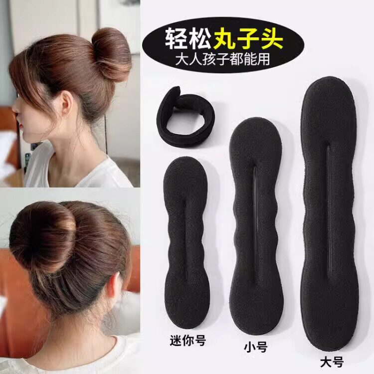 丸子头盘发器新款发饰女蓬松花苞