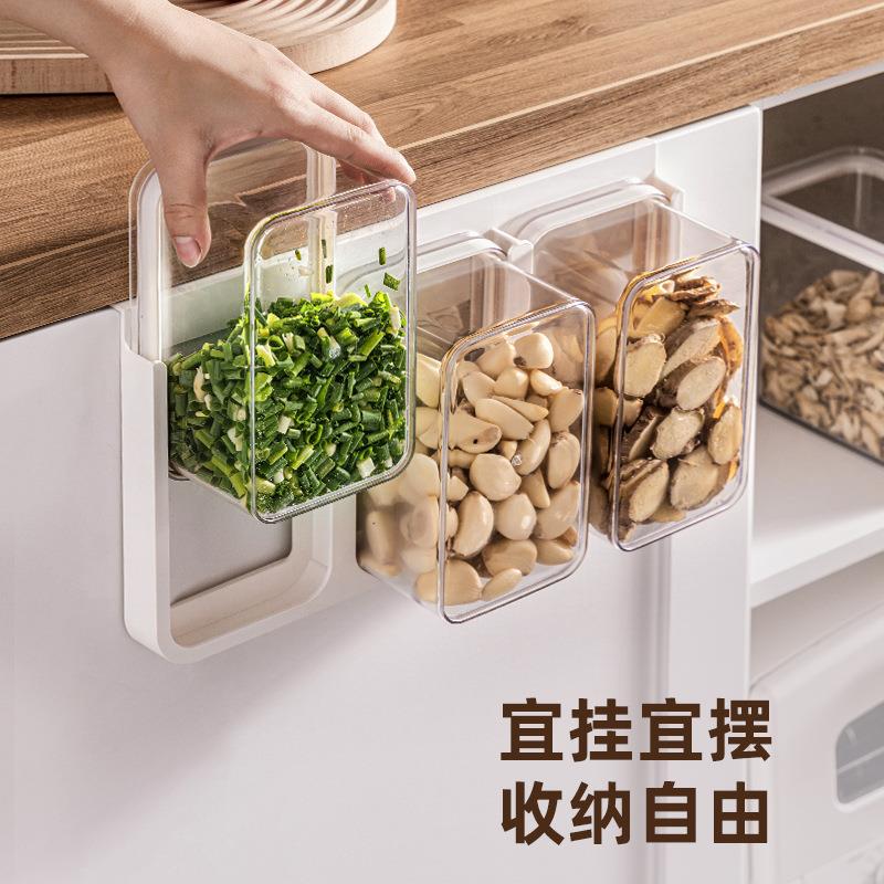 建厦可挂式密封罐面条干货豆子五谷杂粮收纳盒厨房储存防潮储物罐