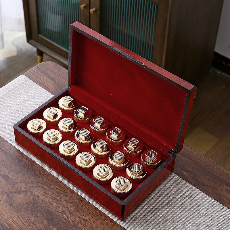 茶叶装盒空烤漆木纹礼品盒红茶岩茶大红袍肉桂摆泡木盒定制