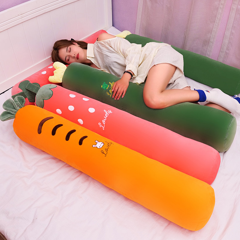水果长条抱枕内胆可拆洗女生抱睡圆柱枕头床上靠枕孕妇夹腿侧睡款,居家布艺,靠垫/抱枕,淘宝优惠券,粉丝福利购,淘宝优惠卷