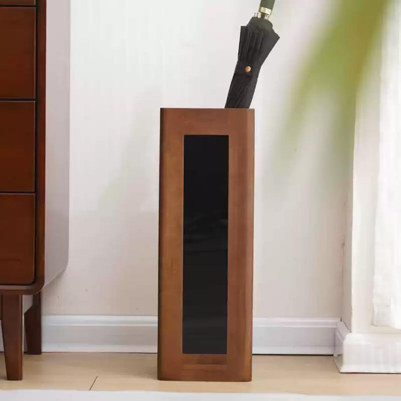 【折扣价】雨伞收纳架家用门口伞桶商用酒店大容量雨伞架中式实木