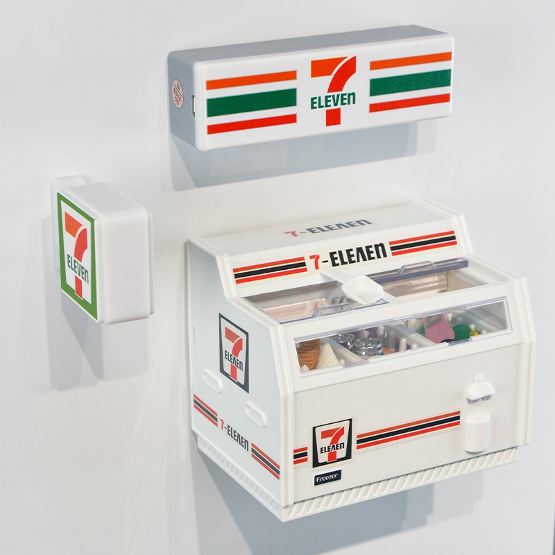 711便利店冰箱冰箱贴磁贴个性创意仿真食玩模型磁吸装饰洞洞板