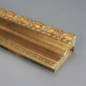 王斌相框线条金银箔线条C金色 框条 实木线 镜框线条59H