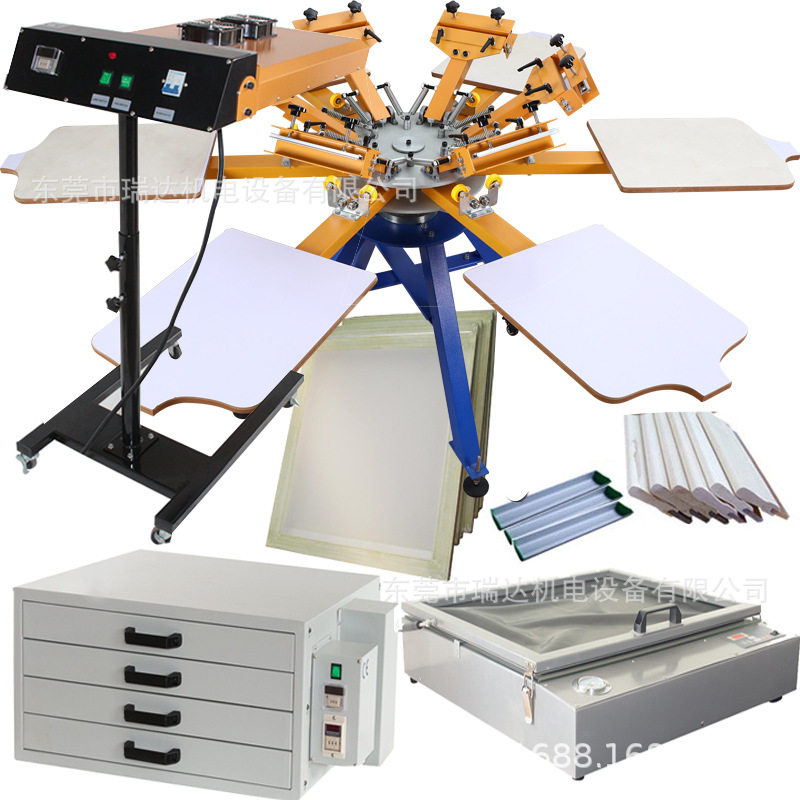 套装出售 印花丝网机械 无纺布机械印花机 手动丝网印刷机 丝印机