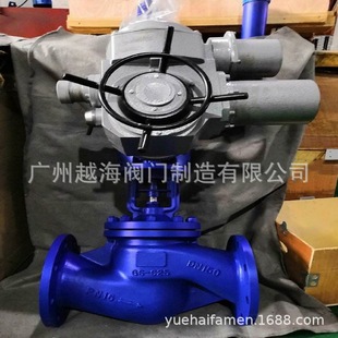 WJ941H 导热油防爆高温电动波纹管截止阀 16C电动波纹管截止阀