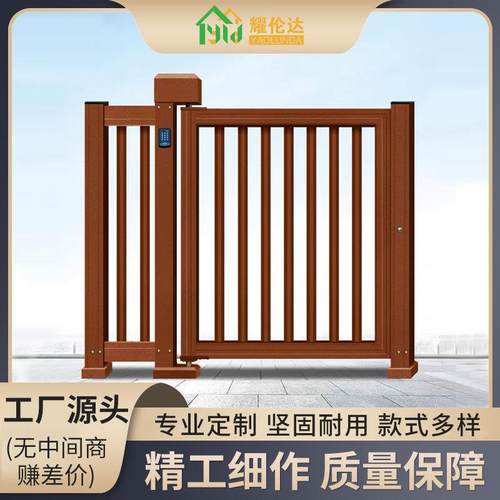 人行通道栅栏小门小区电动广告门人脸识别刷卡门禁全自动平移
