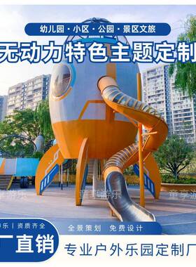 户外儿童游乐设施大型不锈钢滑梯小区景区幼儿园组合滑梯