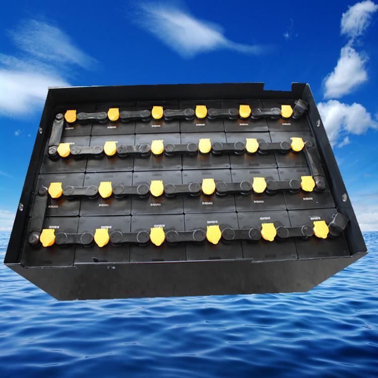 适用龙工叉车LG15蓄电池9VBS4509DB45048V450AH库轮电瓶组