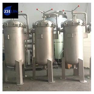 厂家直销电泳漆袋式过滤器不锈钢多袋式过滤器饮料生啤袋式过器