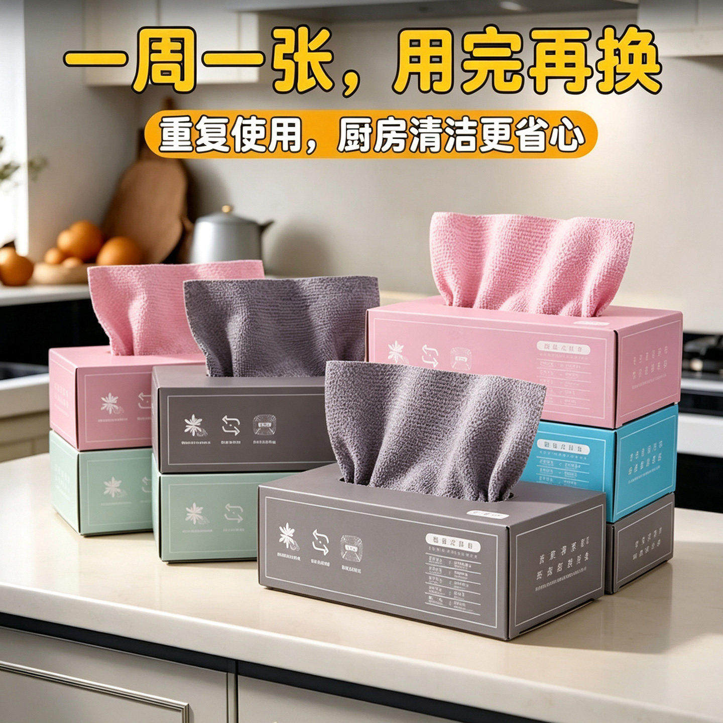 抹布厨房一次性抹布加厚