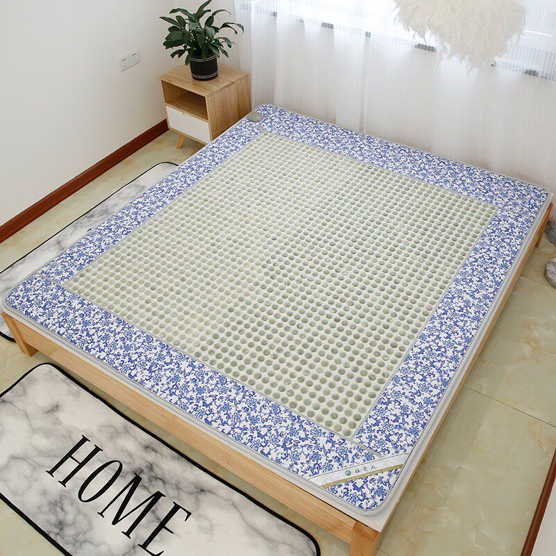 砡贵人玉石床垫托玛琳床垫双温双控远红外线单双人电加热床垫