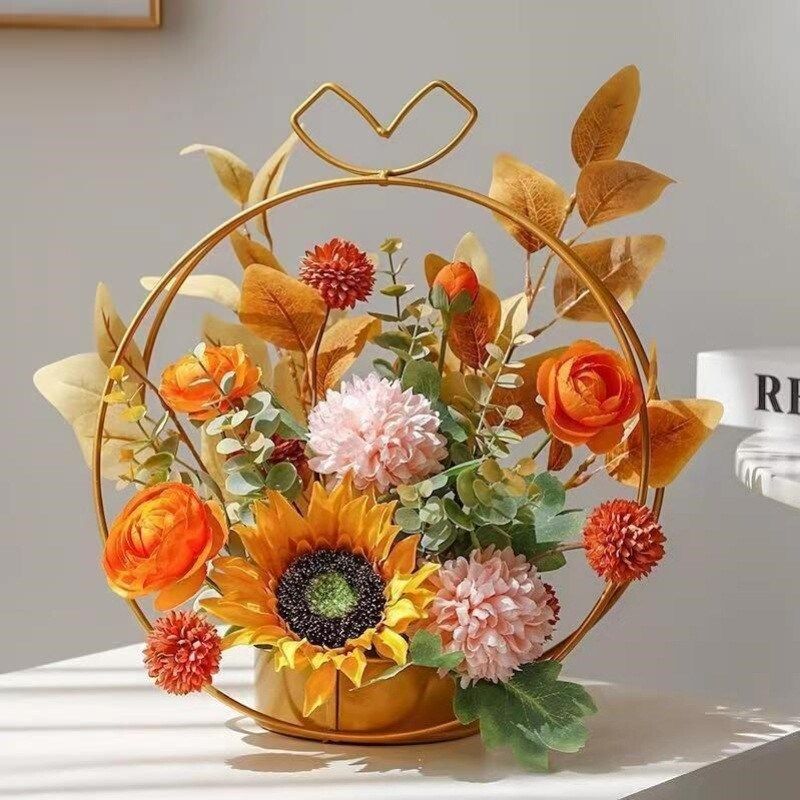 轻奢假花仿真花摆设家居客厅餐桌摆花艺套装样板房装饰花摆件,节庆用品/礼品,春节礼盒,淘宝优惠券,粉丝福利购,淘宝优惠卷