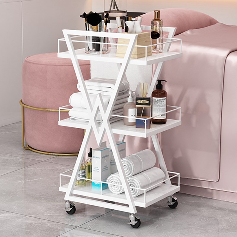 美发推车发廊工具车理发店院仪收纳车染烫移动架子