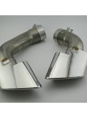 专用于15款宝马X6方口尾喉X6排气管改装方形装饰罩尾喉E71尾嘴