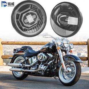 转向辅助侧灯 哈雷戴维森改装 新款 适用4.5寸光战30W哈雷雾灯改装