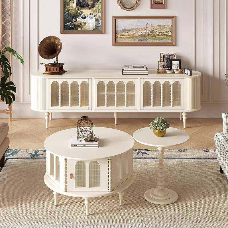 法式奶油风实木电视柜现代简约小户型客厅茶几组合美式收纳储物柜,包装,五金配件包装,淘宝优惠券,粉丝福利购,淘宝优惠卷