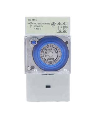 SUL181h定时器工业计时器24小时机械式时间控制器时控定时开关