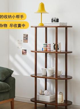 室内全实木落地花盆架现代简约隔板置物架阳台多层绿萝盆栽架子