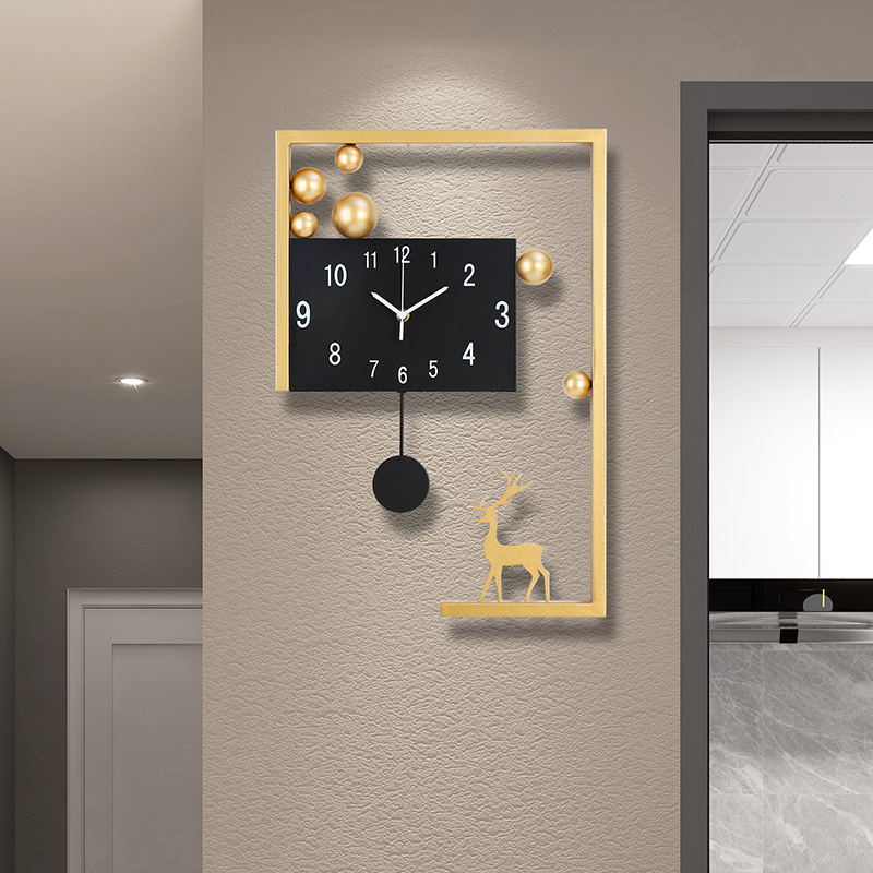 钟表家用客厅创意网红个性立体挂钟2022新款现代简约时尚静音时钟