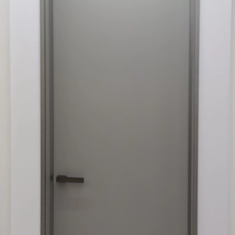 极窄铝木平开门客厅白色简约室内门厨房阳台静音门极简意式套装门