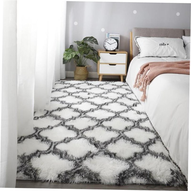 Carpets Plush carpet bedroom rug bedside blanket floor mat
