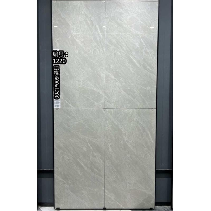 瓷砖600x1200地砖通体大理石全瓷灰暖色磁砖60x120地板砖新款客厅