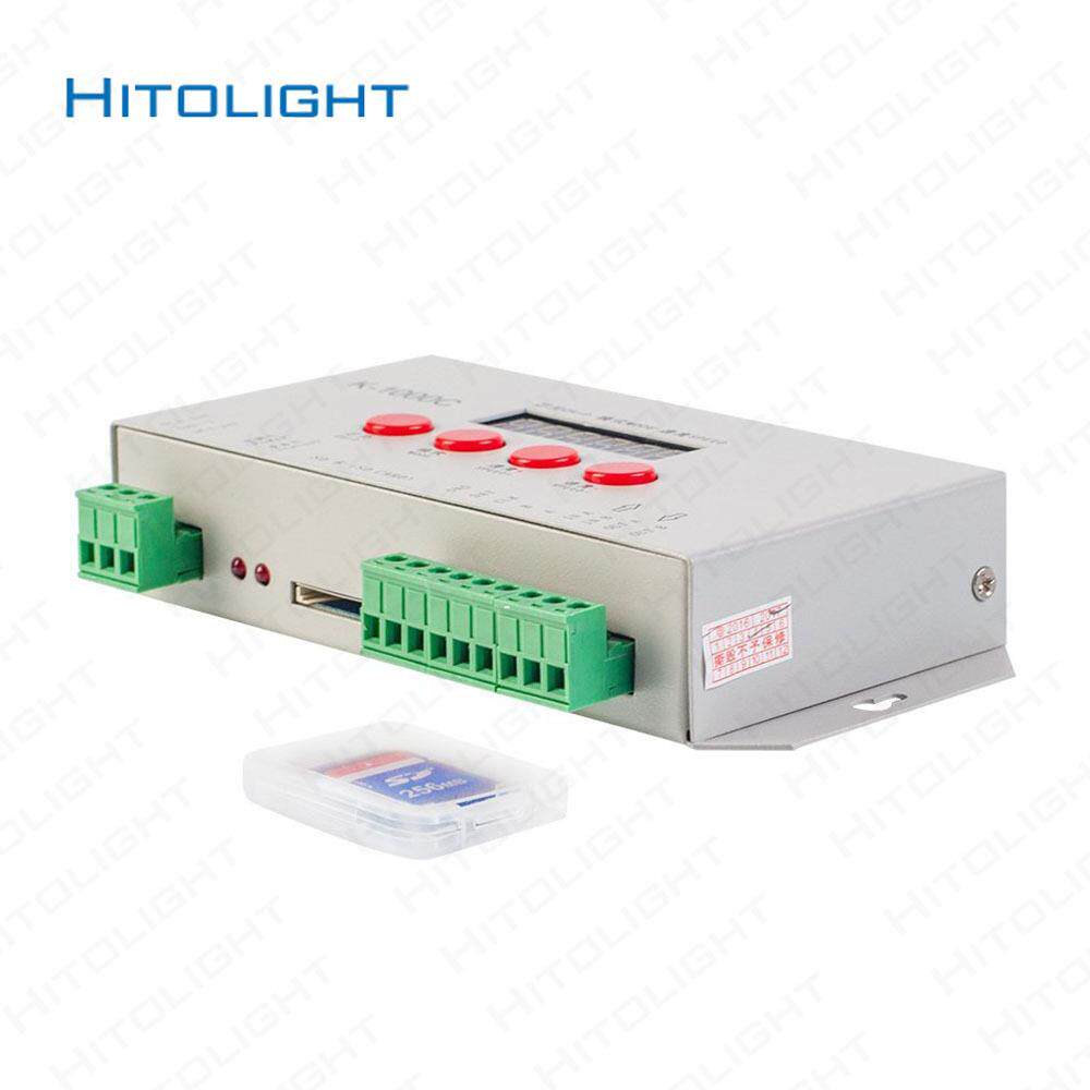 【折扣价】喜来灯K1000C幻彩灯带可编程led控制器DMX512控制单双