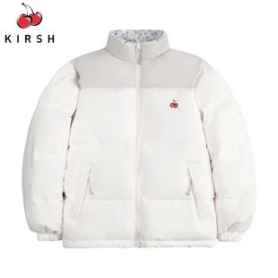 韩国潮牌Kirsh羽绒服女冬季立领连帽面包服保暖外套张元英同款