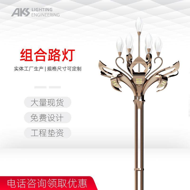 厂家直销步行街广场庭院中西结合款LED景观市政公园景区道路路灯