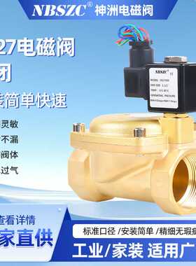 0927系列高压二位二通电磁阀  NBSZC电磁阀 一寸半电磁阀