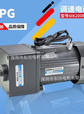 DPG东邦调速电机6IK200RGU-CF减速机6GU-5-K单相220V稳定耐用200W