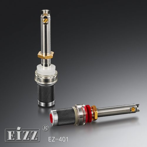 EIZZ铜镀无磁性白金音响功放超长接线柱喇叭连接器EZ-401
